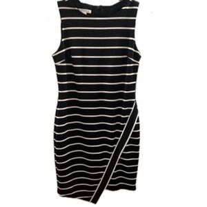 Women’s Black & White Striped Dress